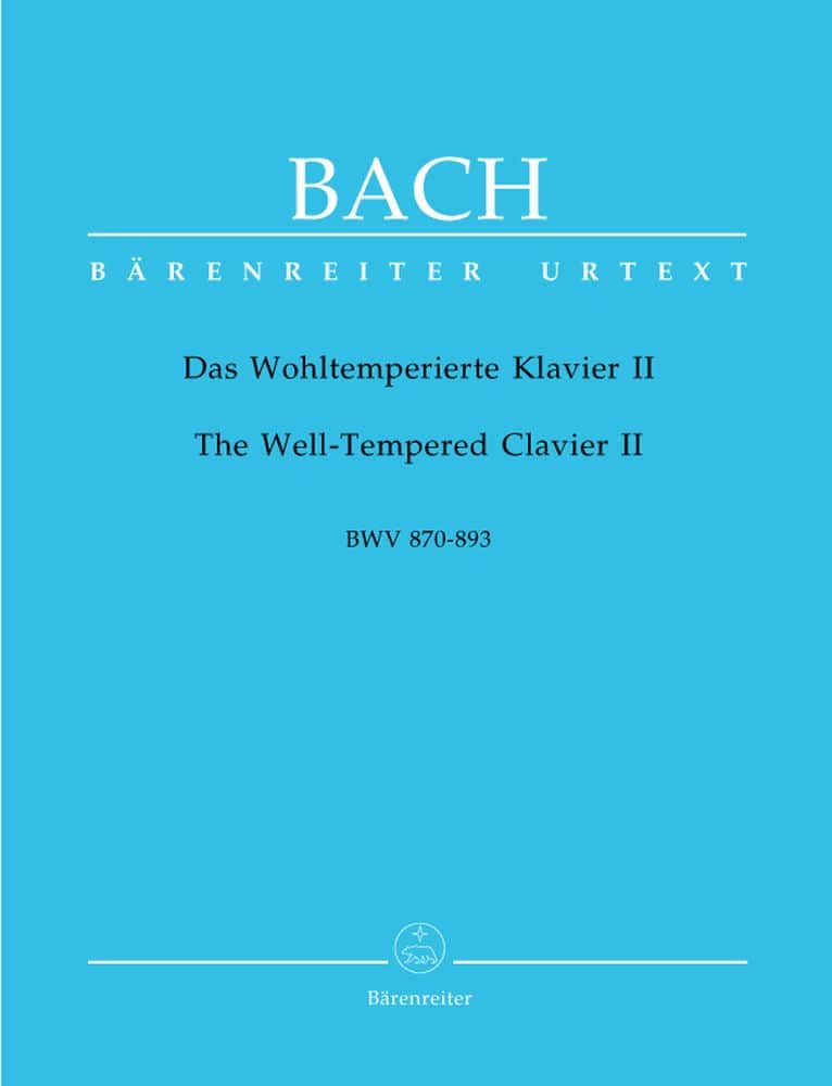 BARENREITER BACH J.S. - DAS WOHLTEMPERIERTE KLAVIER II, BWV 870-893