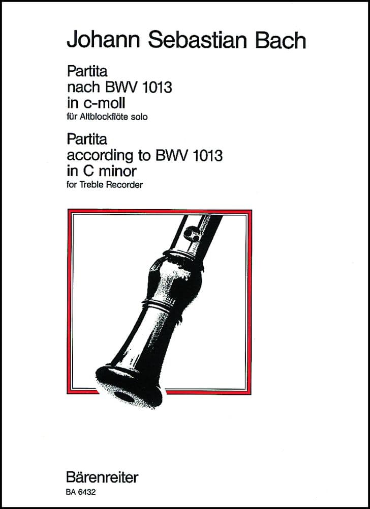 BARENREITER BACH J.S. - PARTITA NACH BWV 1013 IN C-MOLL (DO MINEUR)