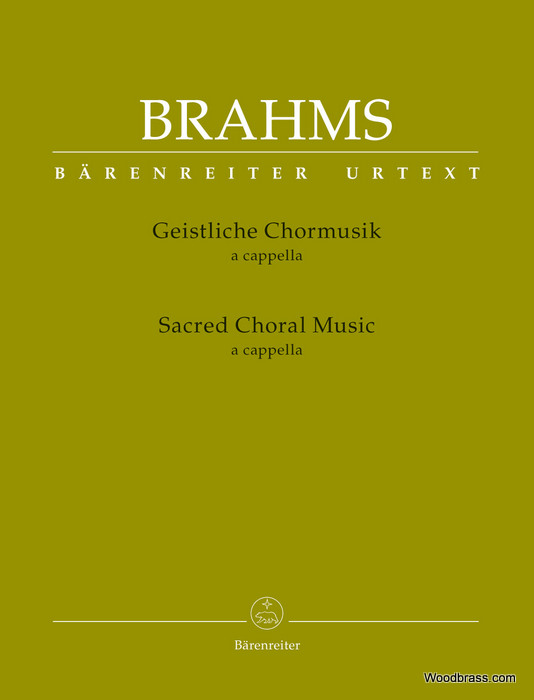 BARENREITER BRAHMS J. - SACRED CHORAL MUSIC 