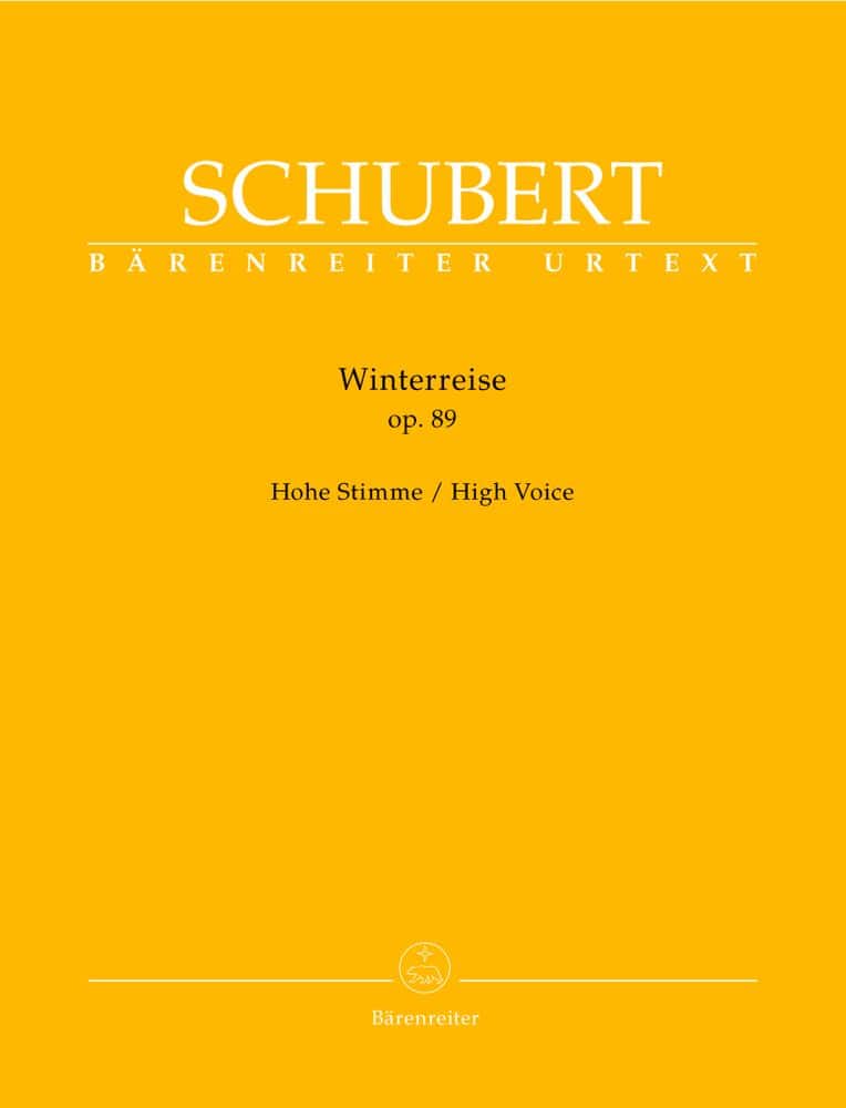 BARENREITER SCHUBERT - WINTERREISE OP.89 D 911 - HOHE STIMME, KLAVIER