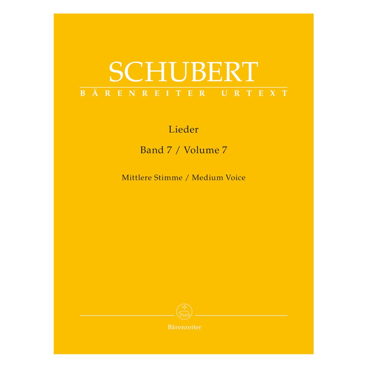 BARENREITER SCHUBERT F. - LIEDER VOL. 7 - MEDIUM VOICE