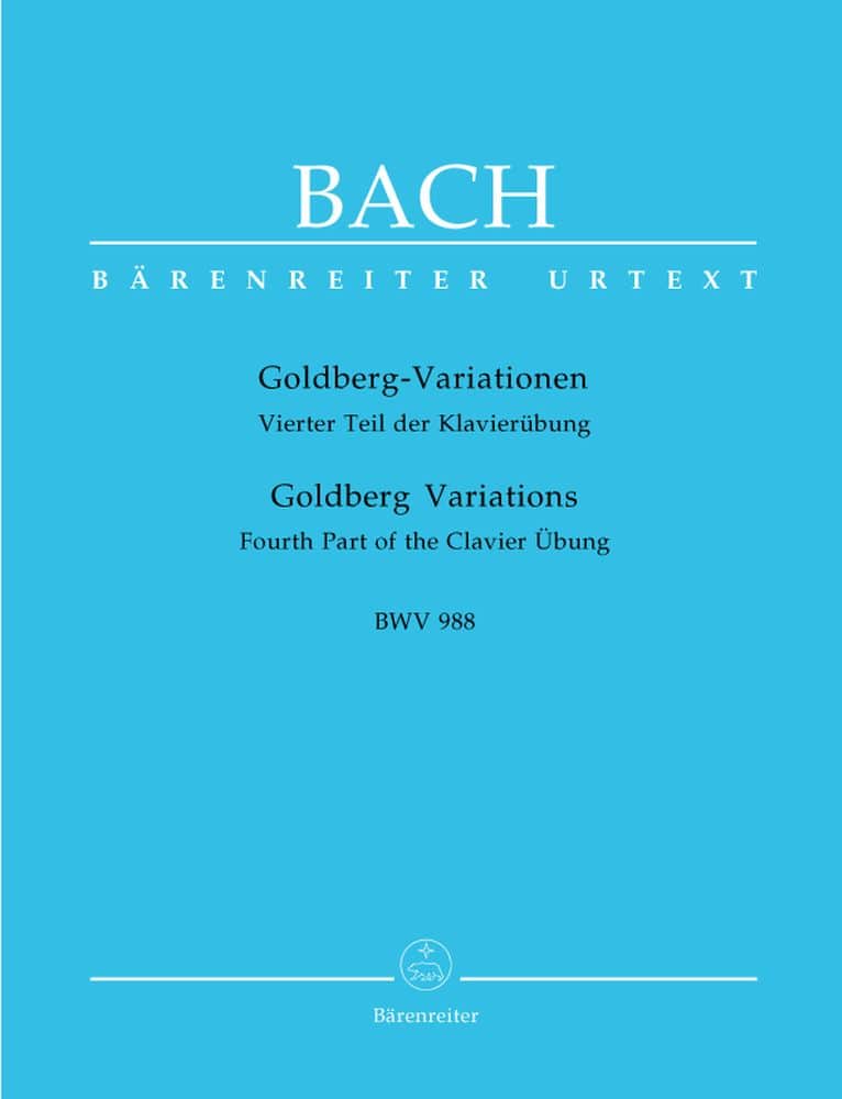 BARENREITER BACH J.S - GOLDBERG VARIATIONEN BWV 988 - KLAVIER