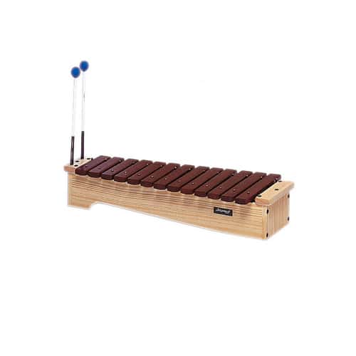 BERGERAULT XSD ORFF XYLOPHON SOPRAN DIATONISCH C5-A6 + 2F# & 1 Bb 