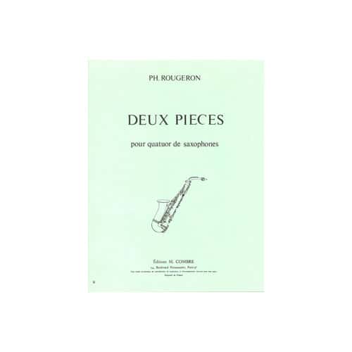 COMBRE ROUGERON PHILIPPE - PIECES (2) : SOLITUDE - VIEIL AIR - 4 SAXOPHONES