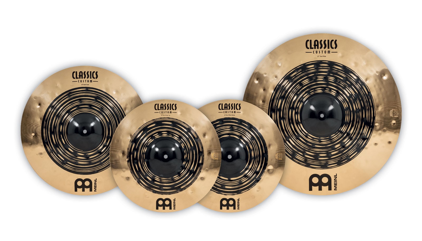 MEINL SET CLASSIC CUSTOM DUAL 15/18/22