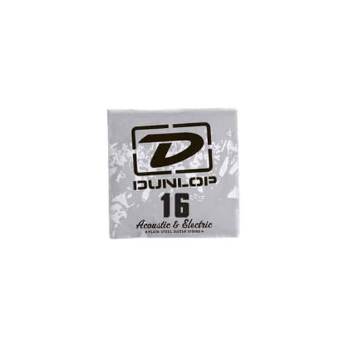 JIM DUNLOP ELECTRIC STRINGS NICKEL PLATED STEEL UNIT SOLID STEEL 016