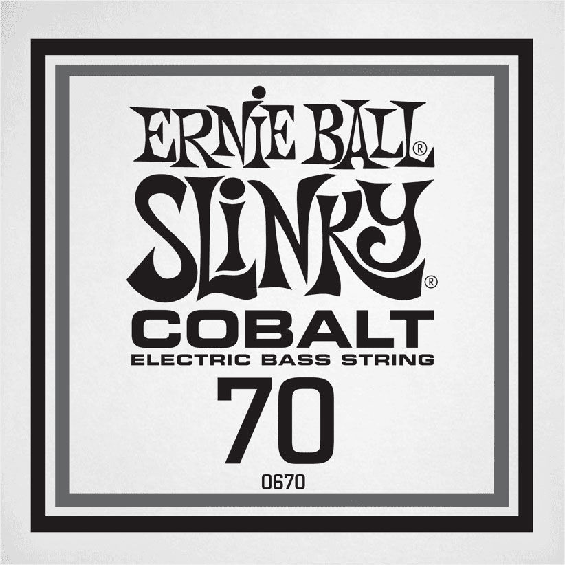 ERNIE BALL .070 COBALT WOUND ELECTRIC BASS STRING SINGLE