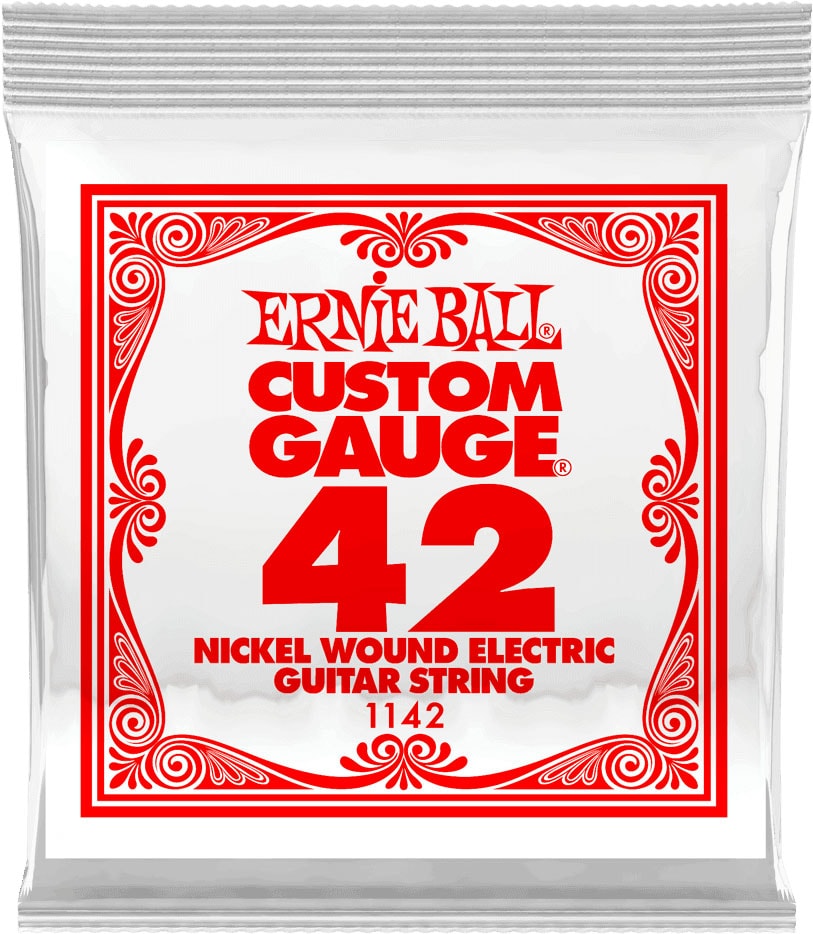 ERNIE BALL .042 NICKEL WOUND ELECTRIC GUITAR STRINGS