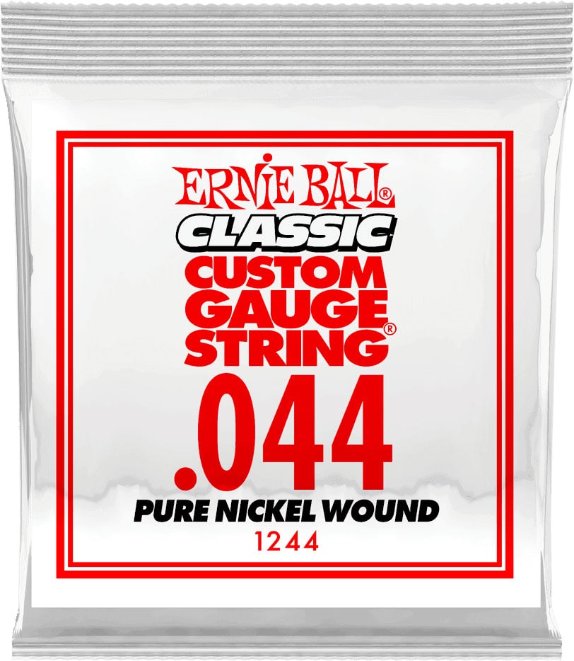 ERNIE BALL .044 CLASSIC PURE NICKEL WOUND ELECTRIC GUITAR STRINGS