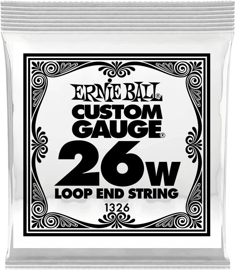 ERNIE BALL .026 LOOP END STAINLESS STEEL WOUND BANJO OR MANDOLIN GUITAR STRINGS