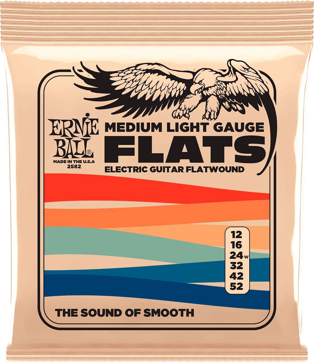 ERNIE BALL FLATS MEDIUM LIGHT 12-52