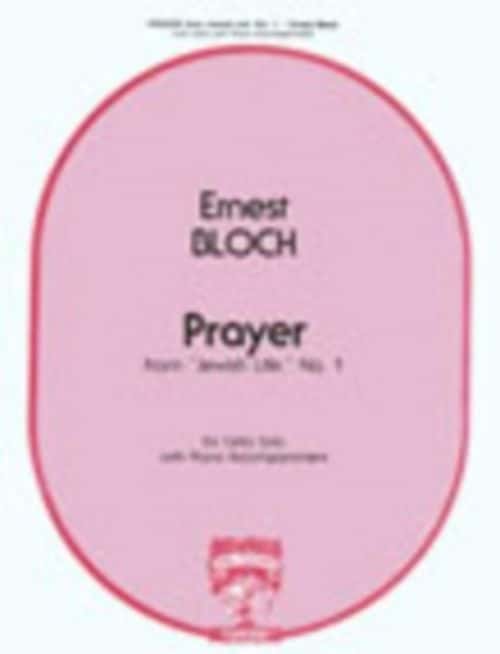 CARL FISCHER BLOCH ERNEST - PRAYER - CELLO AND PIANO