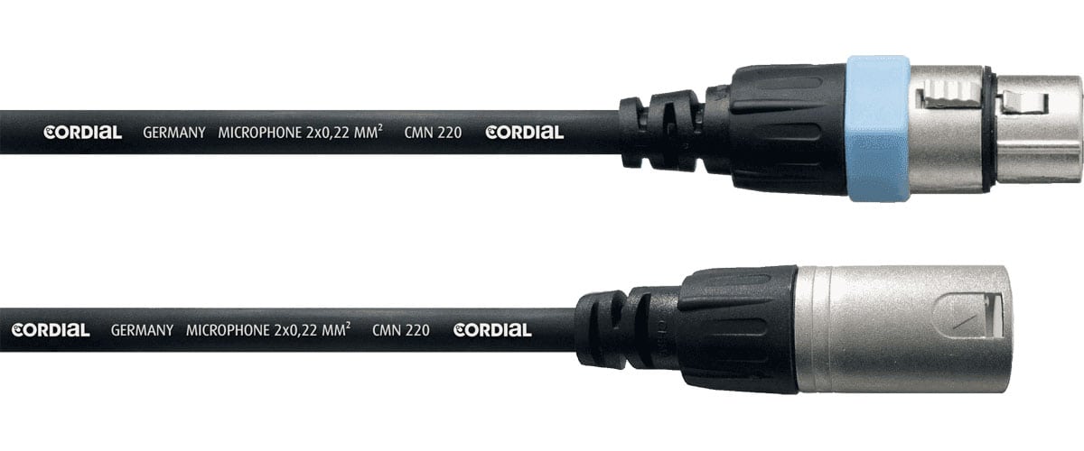 CORDIAL MICROPHONE CABLE XLR 10 M