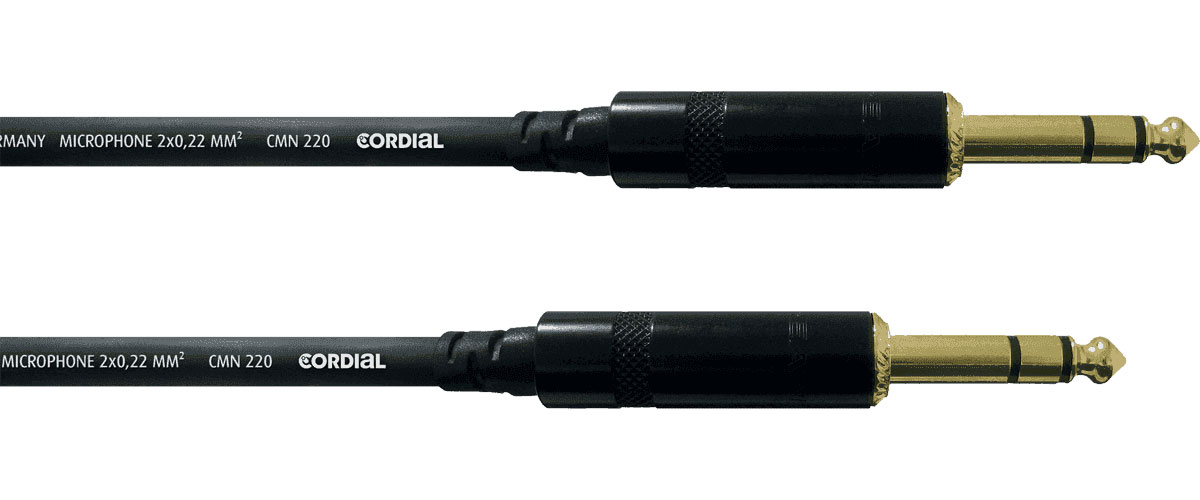 CORDIAL STEREO AUDIO CABLE JACK 90 CM