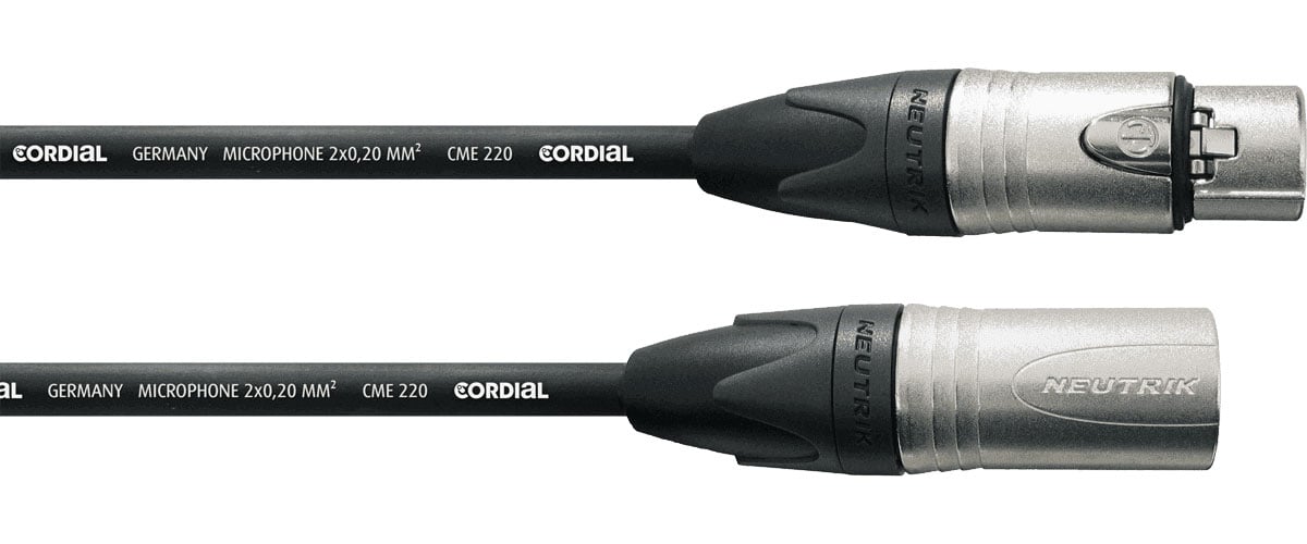 CORDIAL MICROPHONE CABLE XLR 5 M