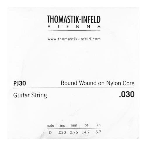 THOMASTIK JOHN PEARSE FOLK SERIES LIGHT RE4 CLASSICAL GUITAR STRINGS .030