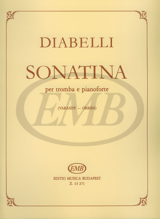 EMB (EDITIO MUSICA BUDAPEST) DIABELLI - SONATINA OP.151 N 1 - TRUMPET AND PIANO