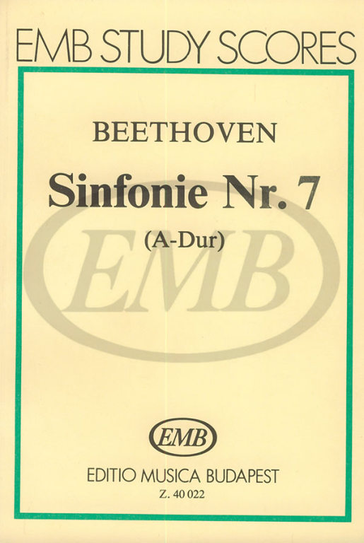 EMB (EDITIO MUSICA BUDAPEST) BEETHOVEN - SINFONIA N.7 IN LA MAGGIORE OP.92
