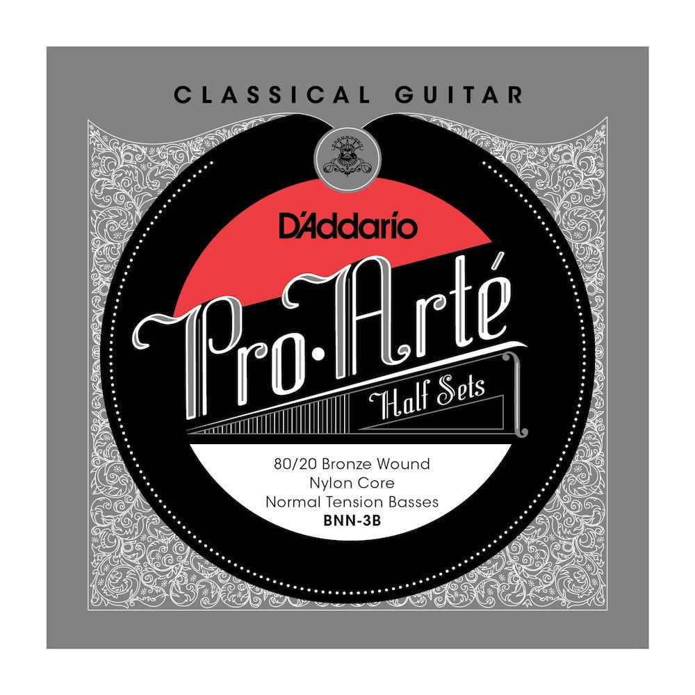 D'ADDARIO AND CO BNN-3B PRO-ARTE SET OF 3 BASS STRINGS FOR CLASSICAL GUITAR NORMAL TENSION