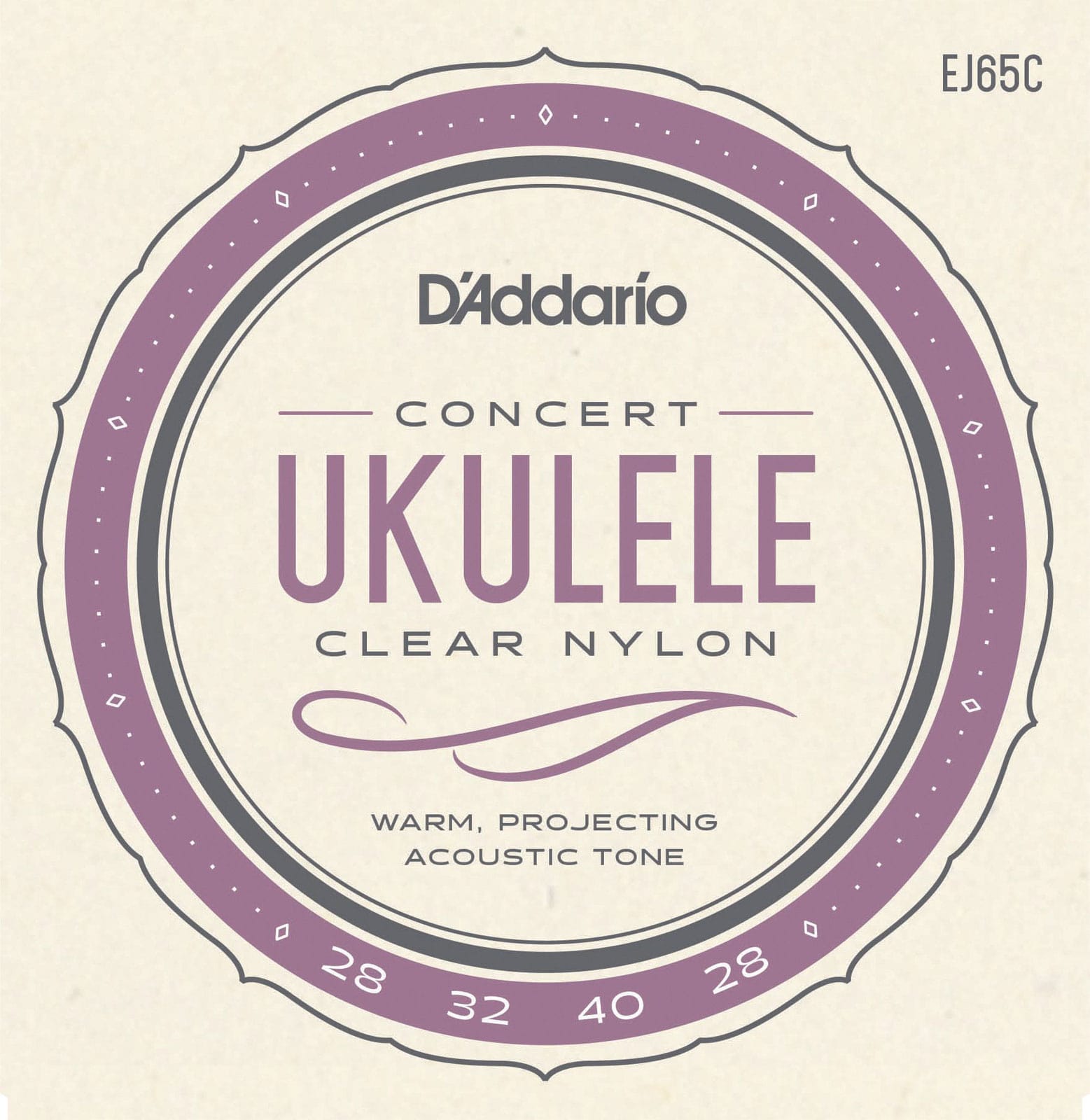 D'ADDARIO AND CO EJ65C STRINGS FOR UKULELE CONCERT