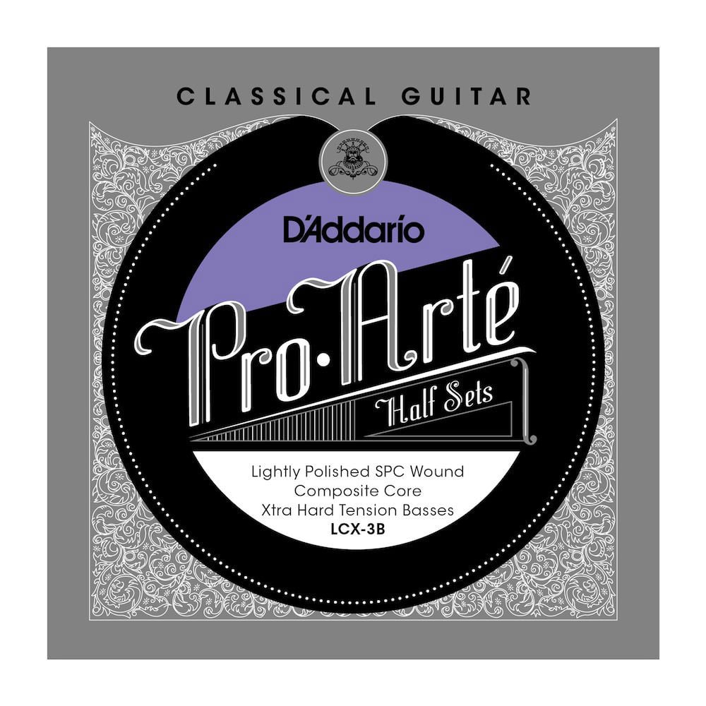 D'ADDARIO AND CO LCX-3B SET OF 3 BASS STRINGS FOR CLASSICAL GUITAR