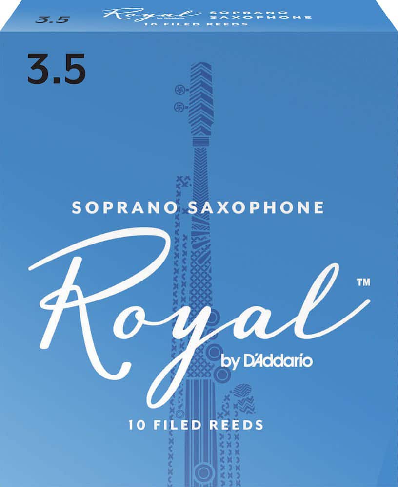 D'ADDARIO - RICO ANCHES DE SAXOPHONE SOPRANO RICO ROYAL SOPRANO 3.5