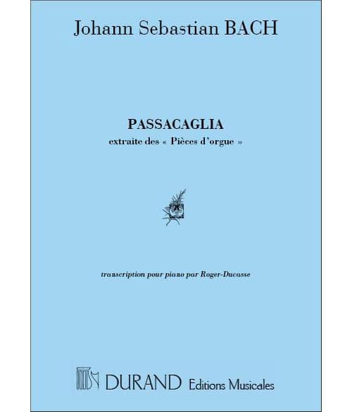 DURAND BACH J.S. - PASSACAGLIA - PIANO