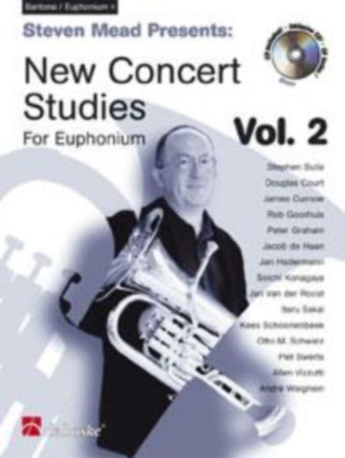 DEHASKE STEVEN MEAD - NEW CONCERT STUDIES VOL.2 - EUPHONIUM T.C. + CD 