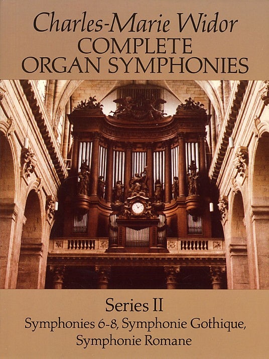 DOVER WIDOR COMPLETE ORGAN SYMPHONIES SERIES II - ORGAN