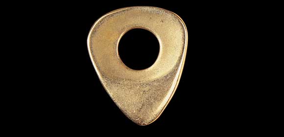 DUGAIN BRASS PICK WITH HOLE