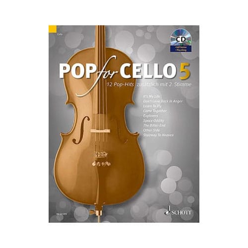 SCHOTT POP FOR CELLO VOL.5 - 1-2 CELLOS