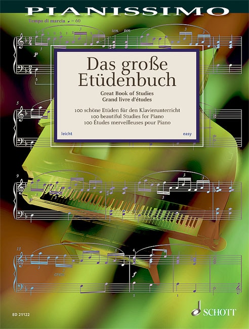 SCHOTT 100 BEAUTIFUL STUDIES FOR PIANO - DAS GROÃŸE ETÃœDENBUCH - KLAVIER