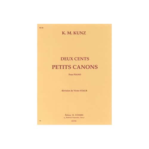 COMBRE KUNZ K. M. - PETITS CANONS (200) - PIANO