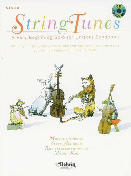 ALFRED PUBLISHING APPLEBAUM SAMUEL - STRINGTUNES + CD - VIOLIN SOLO