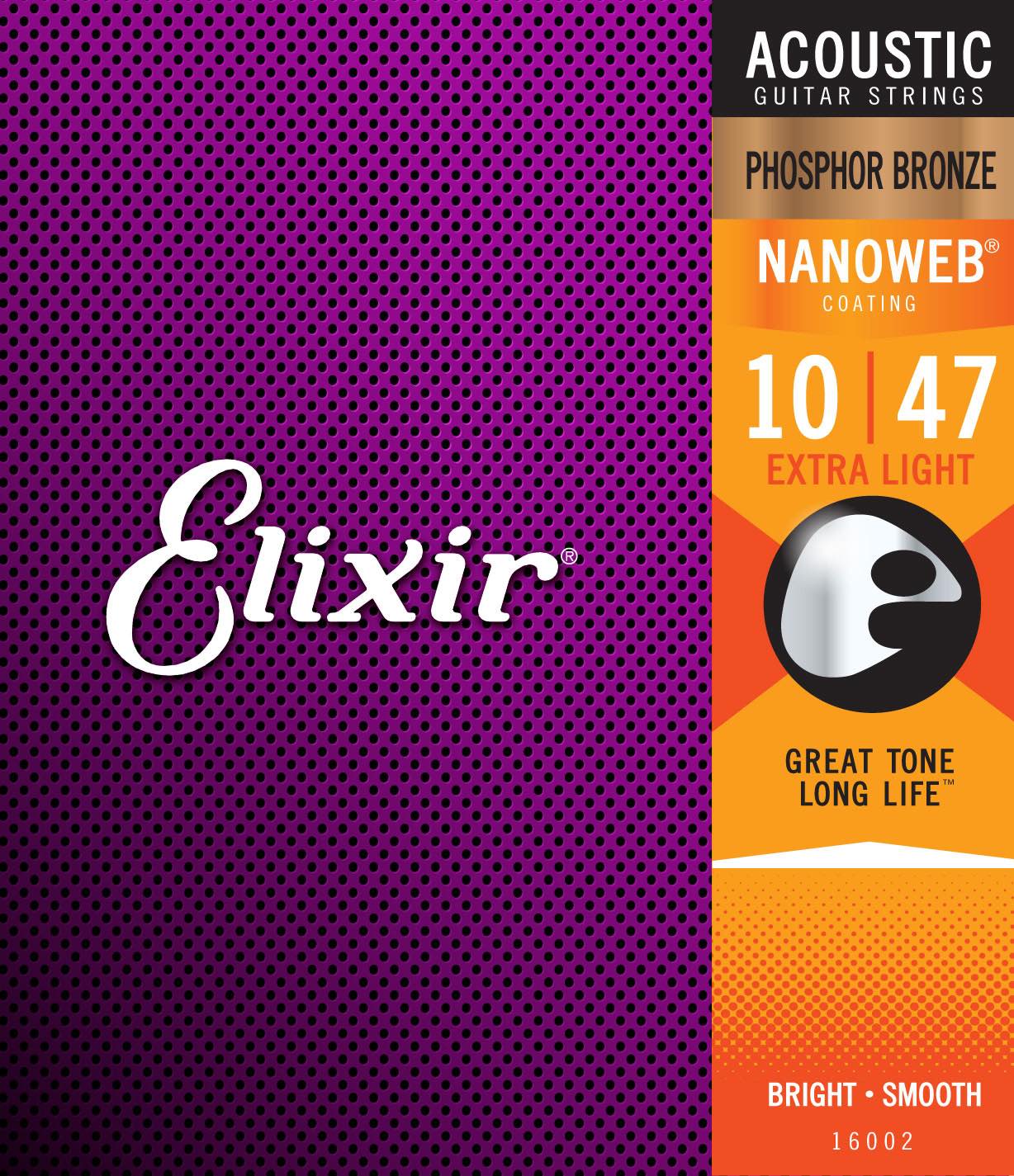 ELIXIR ACOUSTIC PHOSPHORE BRONZE EXTRA LIGHT 10 14 23 30 39 47