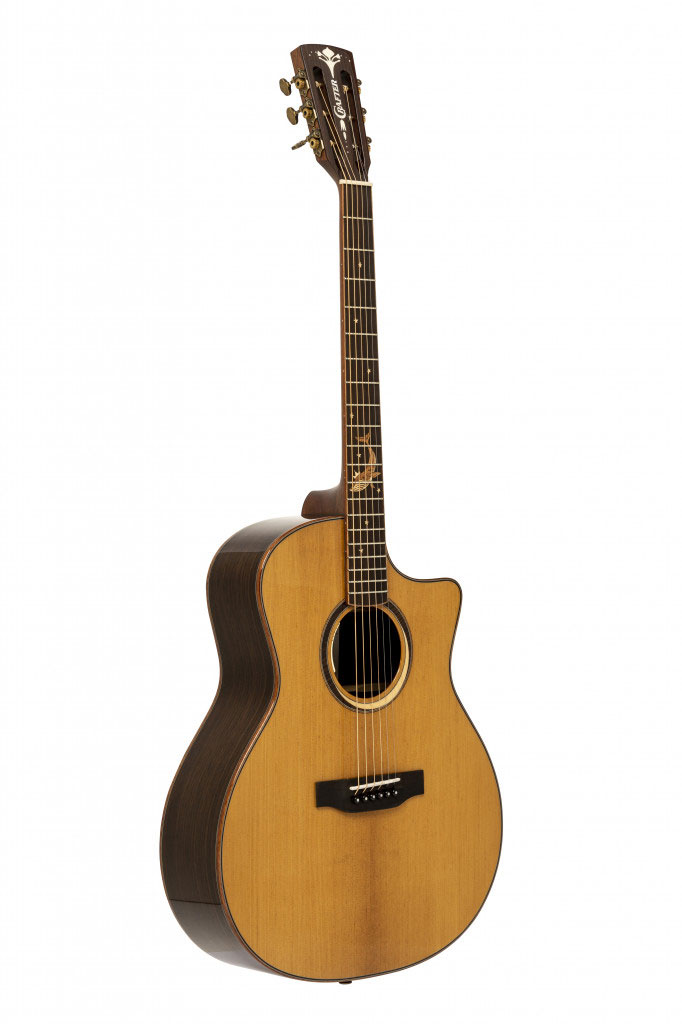 CRAFTER MIND MODEL, MADE IN KOREA, CUTAWAY GRAND AUDITORIUM ACOUSTIC-ELECTRIC GUITAR WITH SOLID SPRUCE TOP
