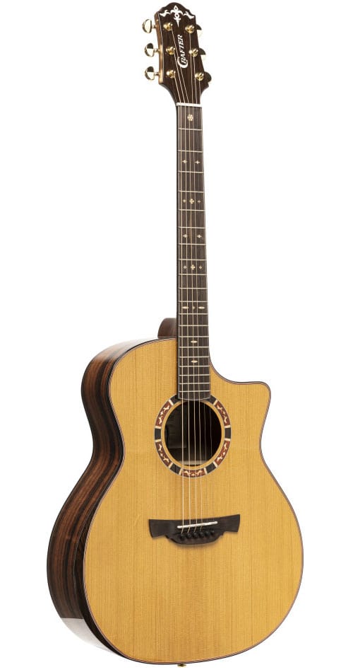 CRAFTER VL SERIES 22, GRAND AUDITORIUM ACOUSTIC-ELECTRIC CUTAWAY WITH SOLID VVS SPRUCE TOP