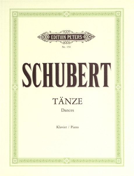 EDITION PETERS SCHUBERT FRANZ - DANCES D783 - PIANO
