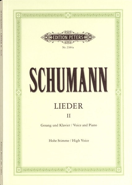 EDITION PETERS SCHUMANN ROBERT - COMPLETE SONGS VOL.2: 87 SONGS - VOICE AND PIANO (PER 10 MINIMUM)