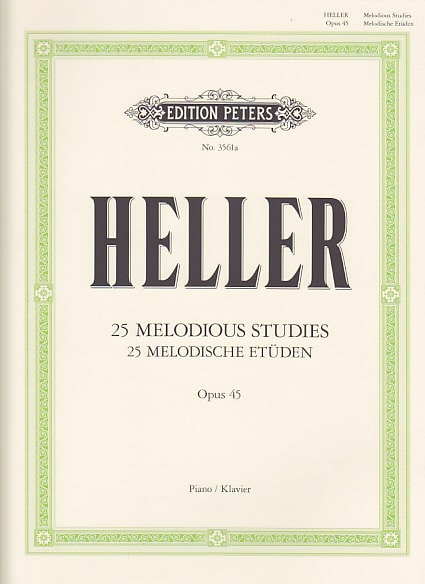 EDITION PETERS HELLER S. - 25 ETUDES MELODIQUES OP.45 - PIANO