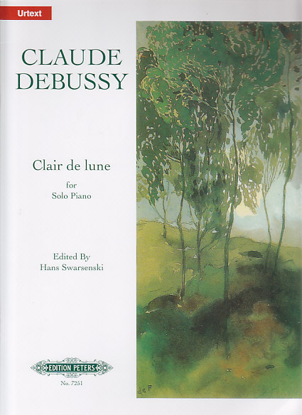 EDITION PETERS DEBUSSY C. - CLAIR DE LUNE (FROM SUITE BERGAMASQUE) - PIANO