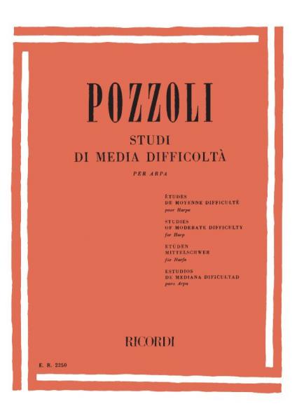 RICORDI POZZOLI E. - STUDI DI MEDIA DIFFICOLTA - HARPE