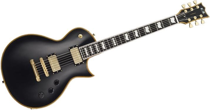 ESP E II ECLIPSE EC II SEYMOUR DUNCAN BLACK VINTAGE MAT