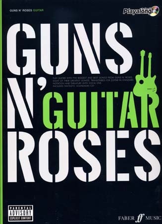 FABER MUSIC GUNS N' ROSES AUTHENTIC PLAY ALONG GUITAR TAB + CD