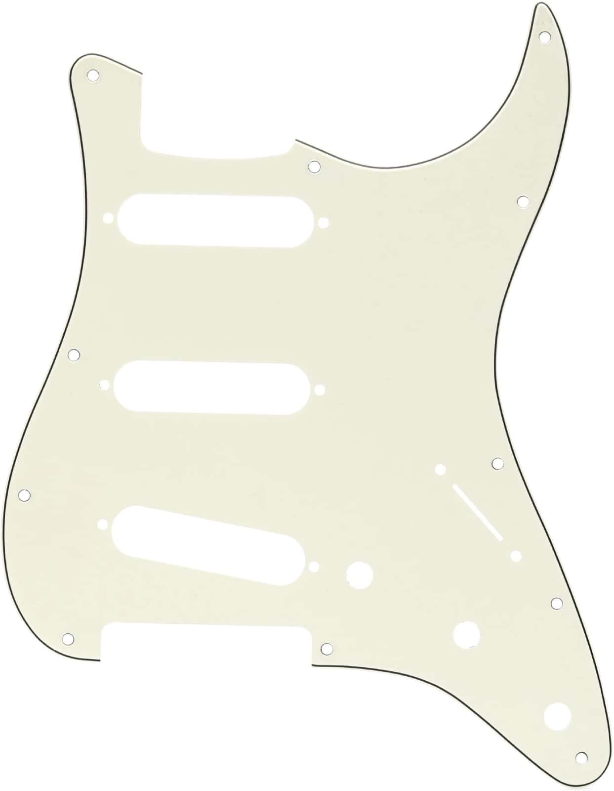 FENDER PICKGUARD STRAT SSS PARCHMENT