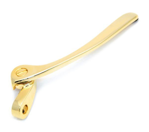 BIGSBY HANDLE ASSEMBLY, D.E. FLAT STYLE, GOLD