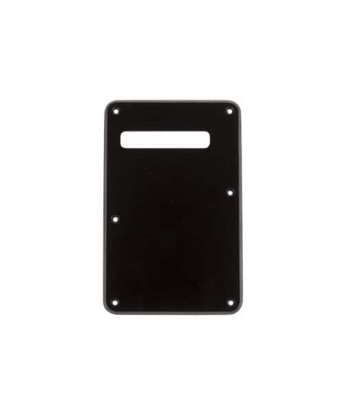 FENDER BACKPLATE, STRATOCASTER, BLACK, 1-PLY