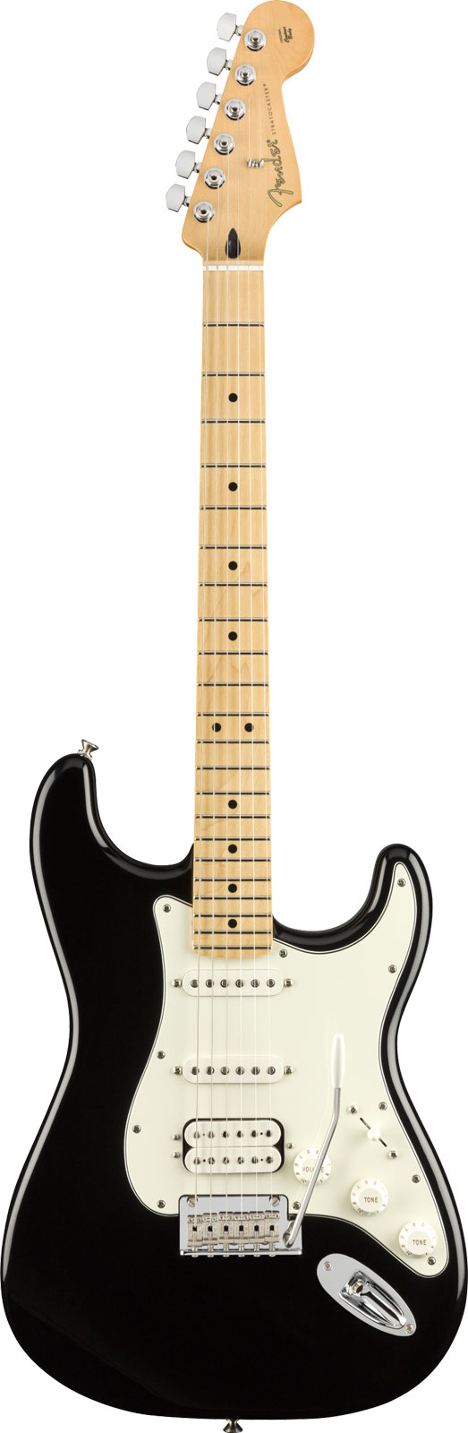 FENDER MEXICAN PLAYER STRATOCASTER HSS MN, BLACK