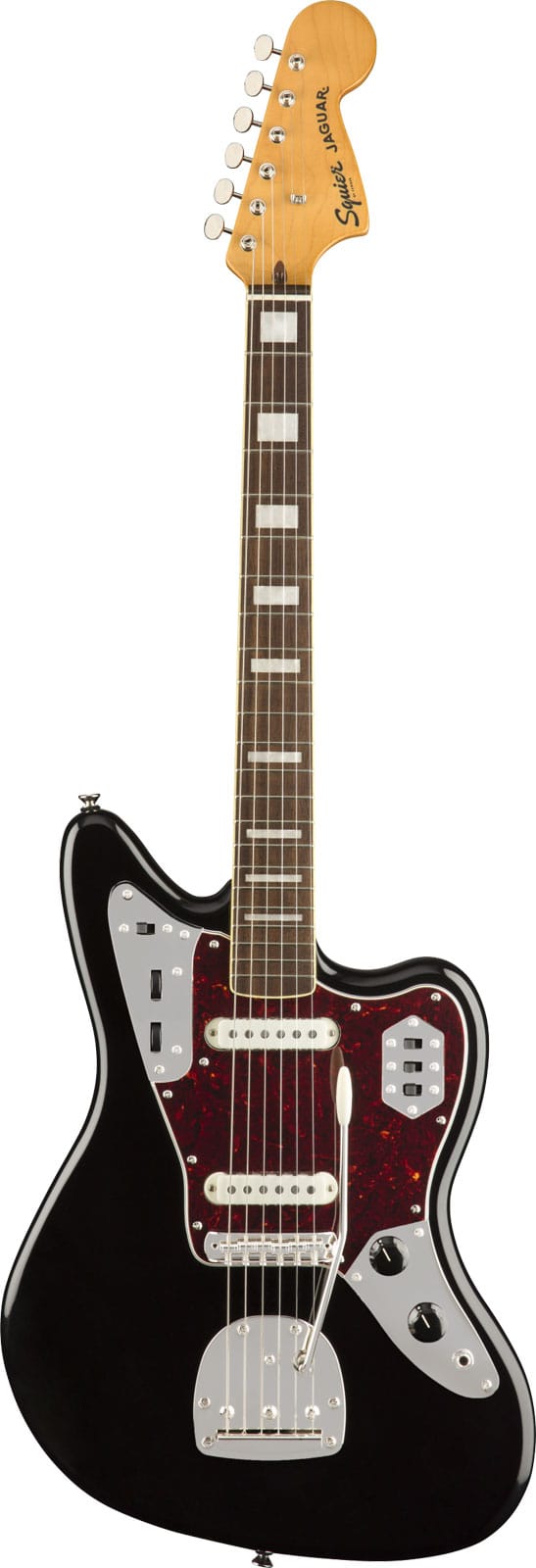 SQUIER JAGUAR '70S LRL BLACK