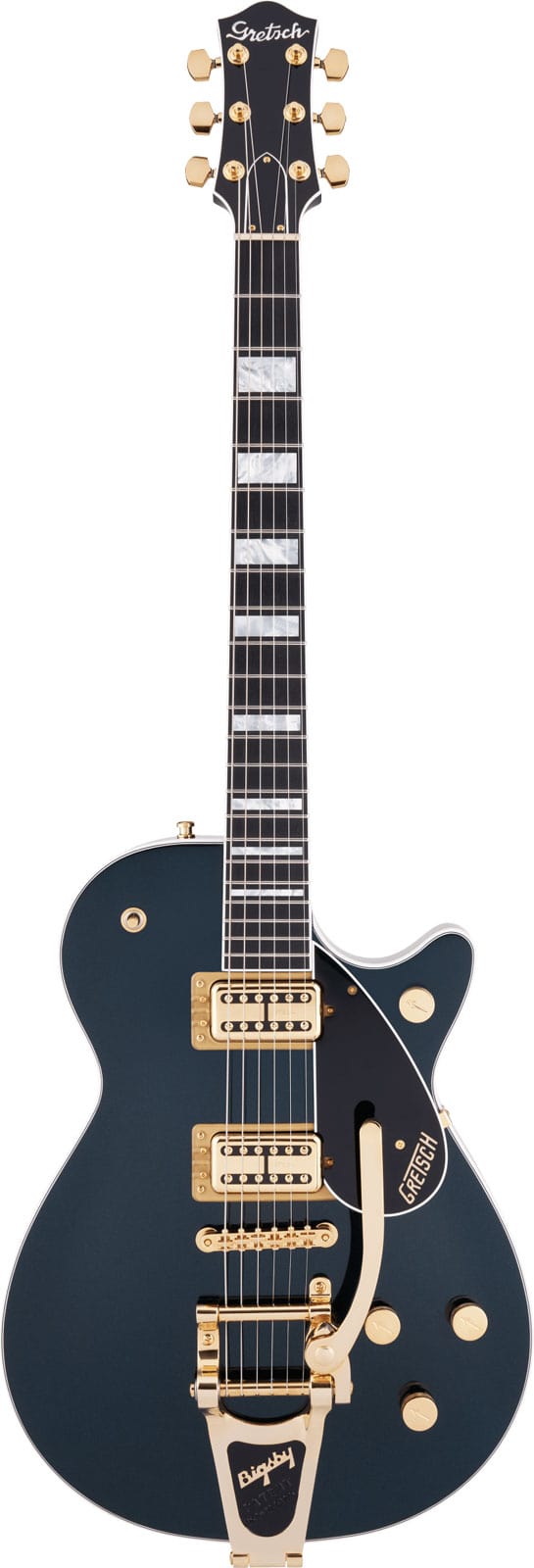 GRETSCH GUITARS G6228TG PLAYERS EDITION JET BT WITH BIGSBY AND GOLD HARDWARE EBO, MIDNIGHT SAPPHIRE